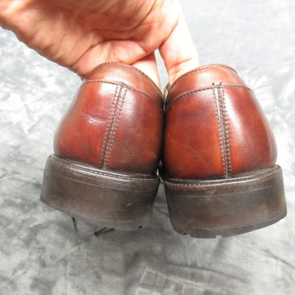 Salvatore Ferragamo Dress‎ Shoes Men 7 US 41 EU Brown Leather Lace-Up Italy Made